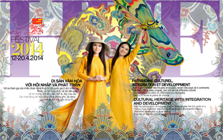 បំផុសកម្មវិធីសិល្បៈជាច្រើនក្នុងFestival Hue ២០១៤